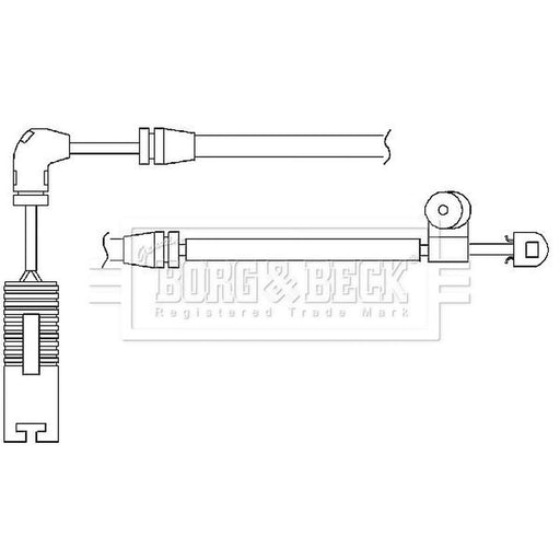 Borg & Beck Brake Pad Wear Sensor Front BWL3021