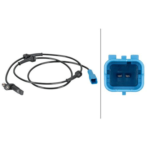 Hella ABS Wheel Speed Sensor Front 6PU 012 806-701