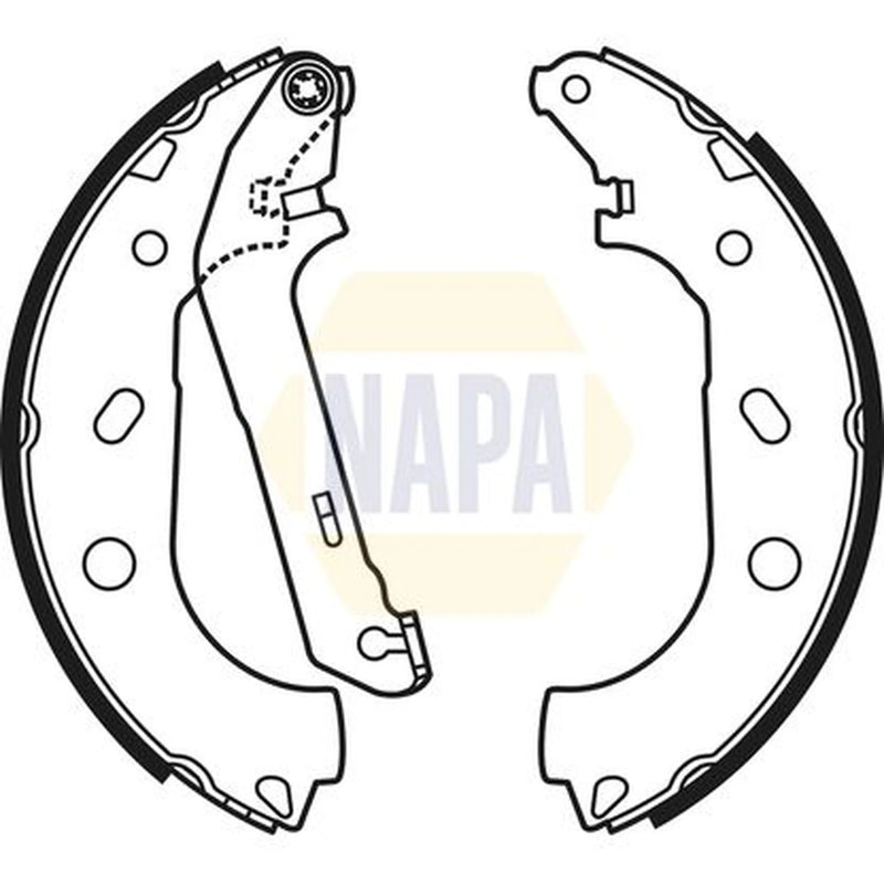 NAPA Brake Shoe Set Axle Kit NBS1051