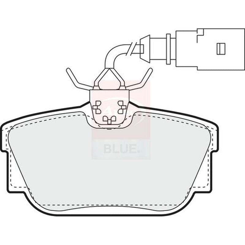 Apec Rear Brake Pad Set PD3895