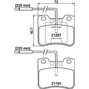 DON Front Brake Pad Set PCP1528