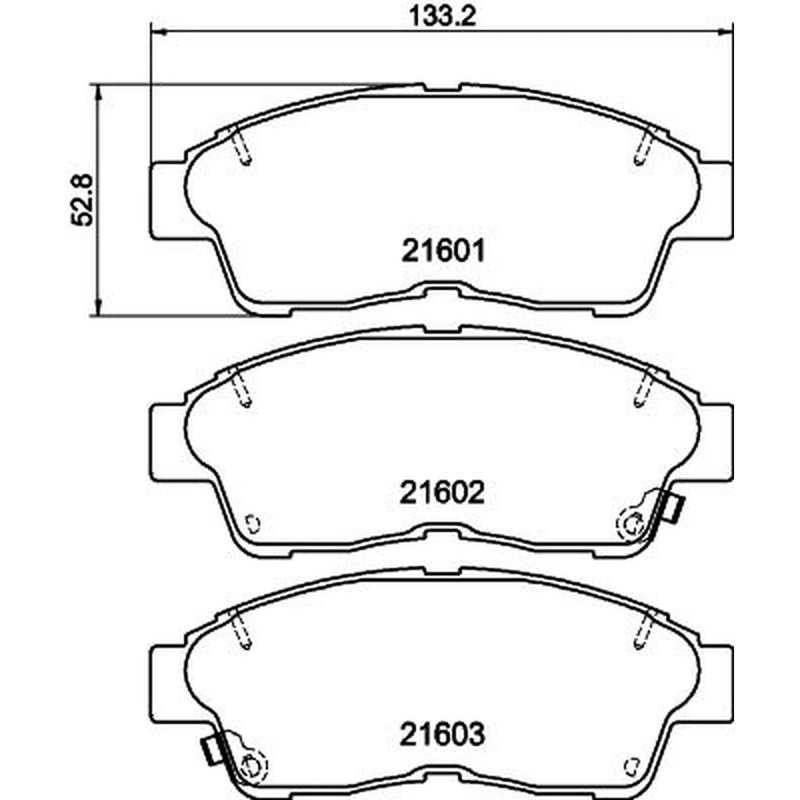 Mintex Front Brake Pad Set MDB1658