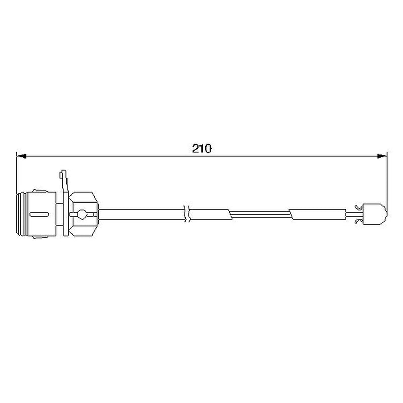 Bosch Brake Pad Wear Sensor Front 1 987 474 938