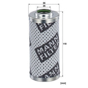 MANN-FILTER Hydraulic Oil Filter HD 612/1