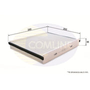 Comline Cabin Air Filter (Pollen Filter) EKF375