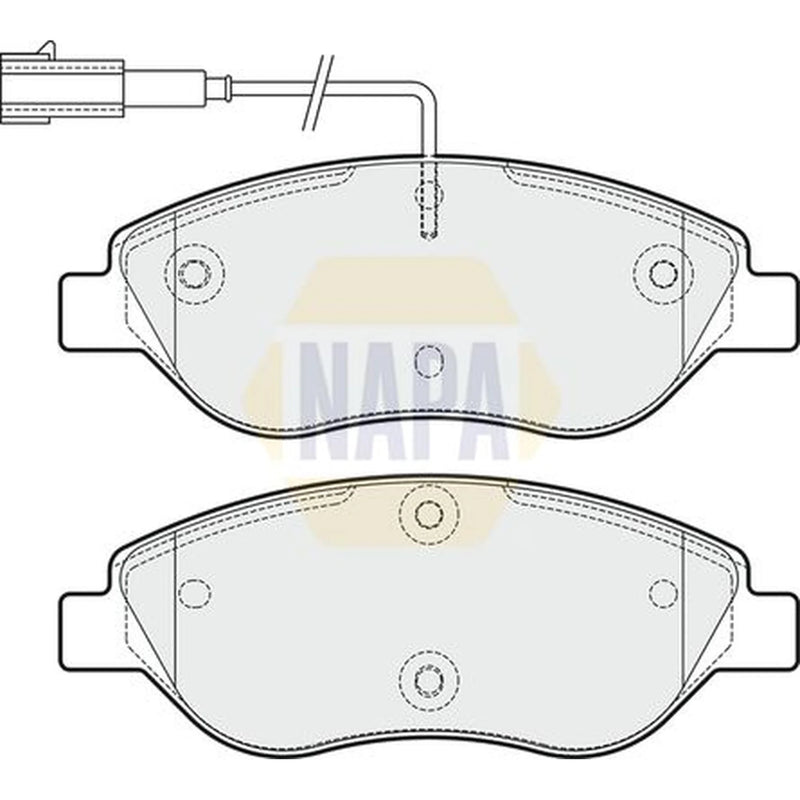 NAPA Front Brake Pad Set NBP1870