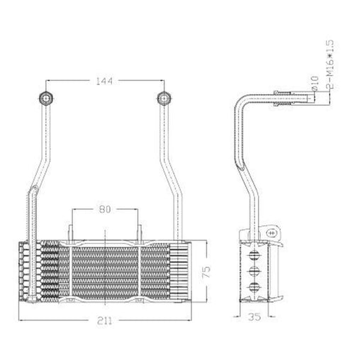 NRF Engine Oil Cooler 31068