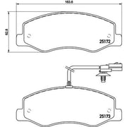 DON Rear Brake Pad Set PCP1688