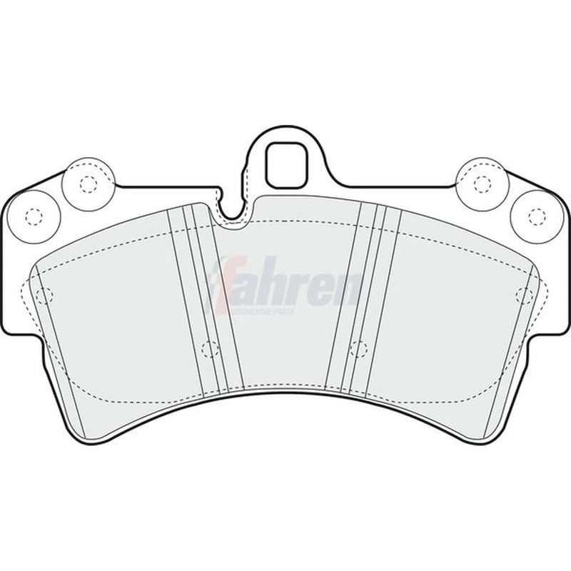 Fahren Front Brake Pad Set FBP3331