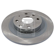 Febi 2 x Solid Rear Brake Discs 108493-x2