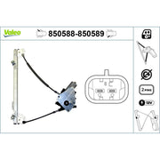 Valeo Electric Window Regulator Lifter Right Rear 850589