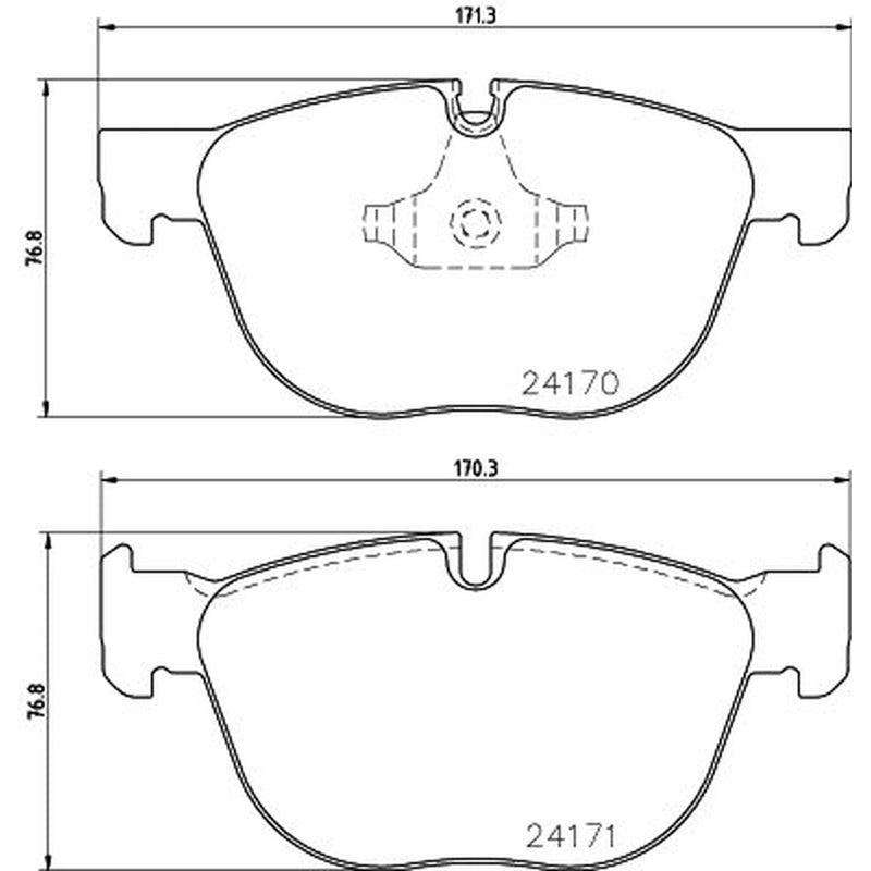 Mintex Front Brake Pad Set MDB2827