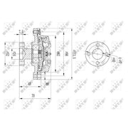 NRF Radiator Fan Clutch 49609