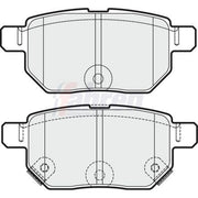Fahren Front & Rear Pads fits Toyota Verso S 2010-2016 1.33 1.4