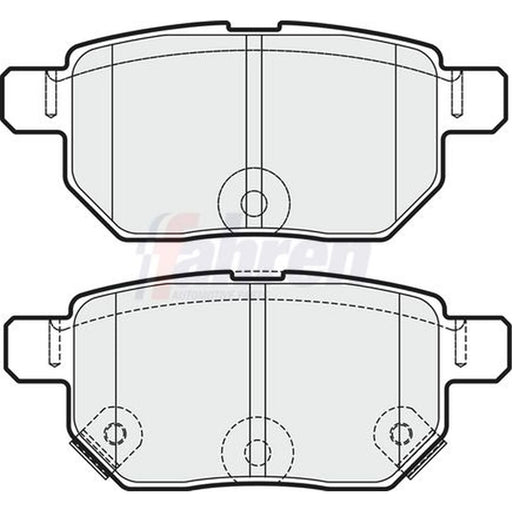 Fahren Front & Rear Pads fits Toyota Verso S 2010-2016 1.33 1.4