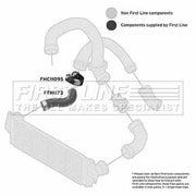 First Line Intercooler Turbo Charge Air Hose FTH1173