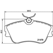 Mintex Front Brake Pad Set MDB1682