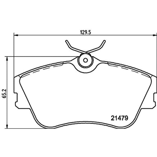 Mintex Front Brake Pad Set MDB1682