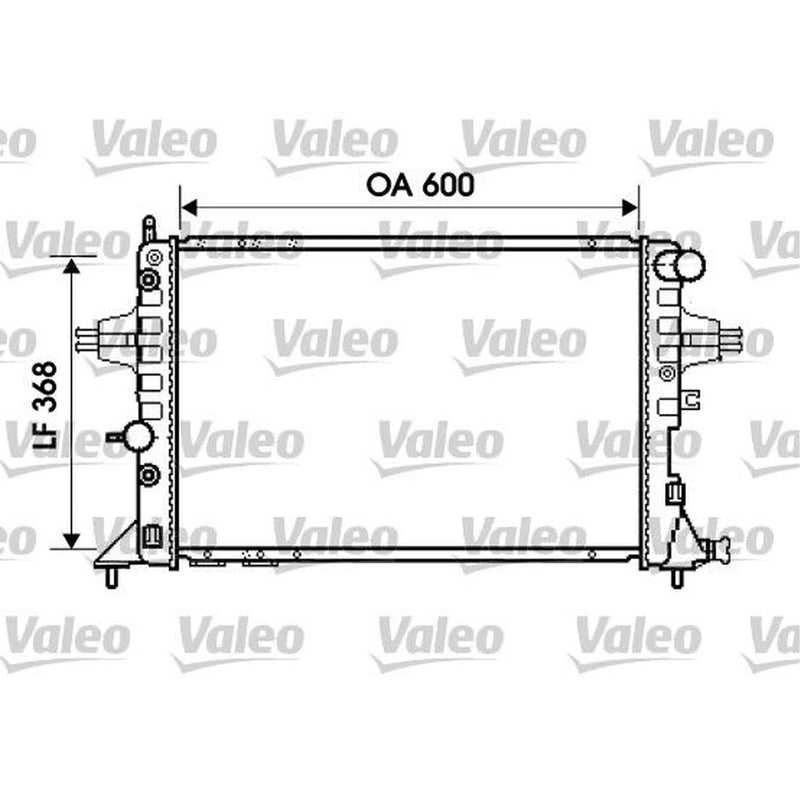 Valeo Engine Radiator 734388