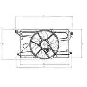 NRF Engine Cooling Fan 47879