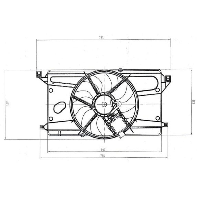 NRF Engine Cooling Fan 47879