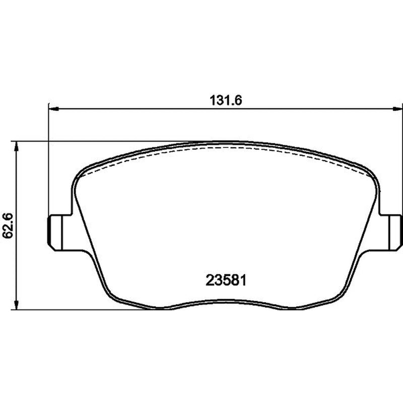DON Front Brake Pad Set PCP1494
