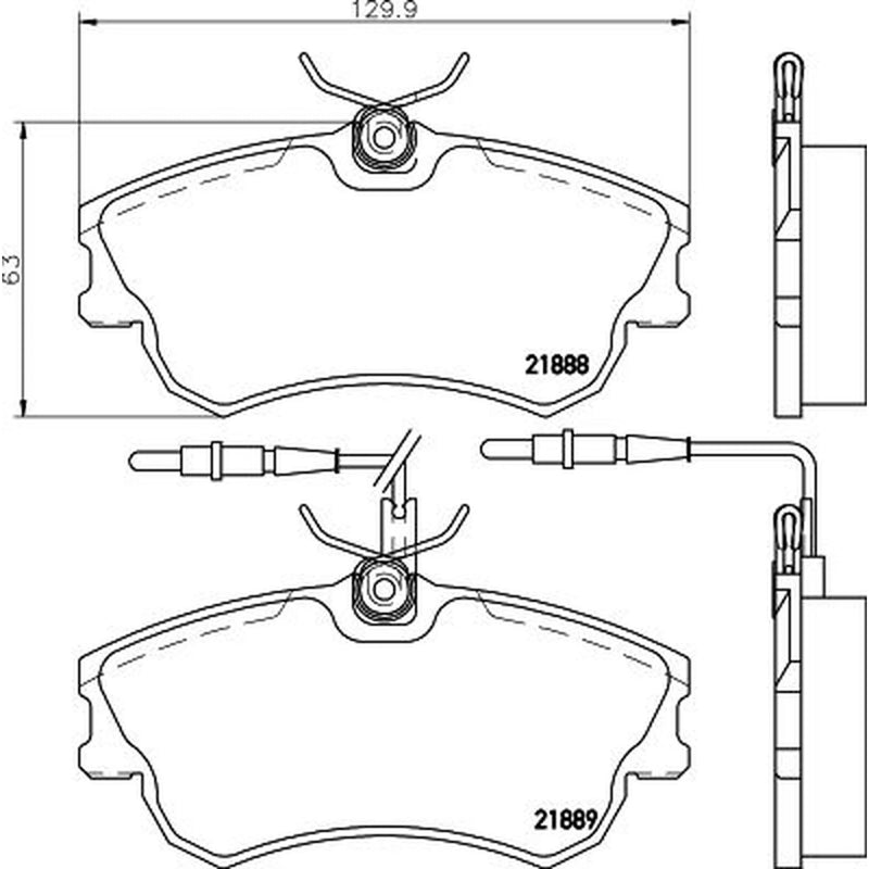 Mintex Front Brake Pad Set MDB1914
