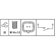 Hella Reverse Light Switch Connectors 6ZF 008 621-331