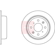 Apec 2 x Solid Rear Brake Discs DSK257-x2