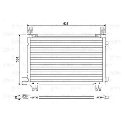 Valeo Air Conditioning Condenser 814449
