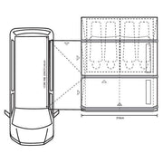 Outdoor Revolution Movelite T3E PC Driveaway Air Awning Lowline(180cm-220cm) - Outdoor Revolution - Van Life Living