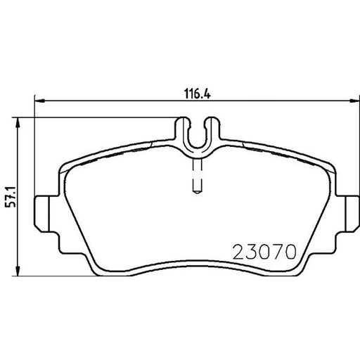 Mintex Front Brake Pad Set MDB1924