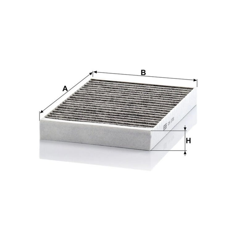 MANN-FILTER Cabin Air Filter (Pollen Filter) below th CUK 2722-2