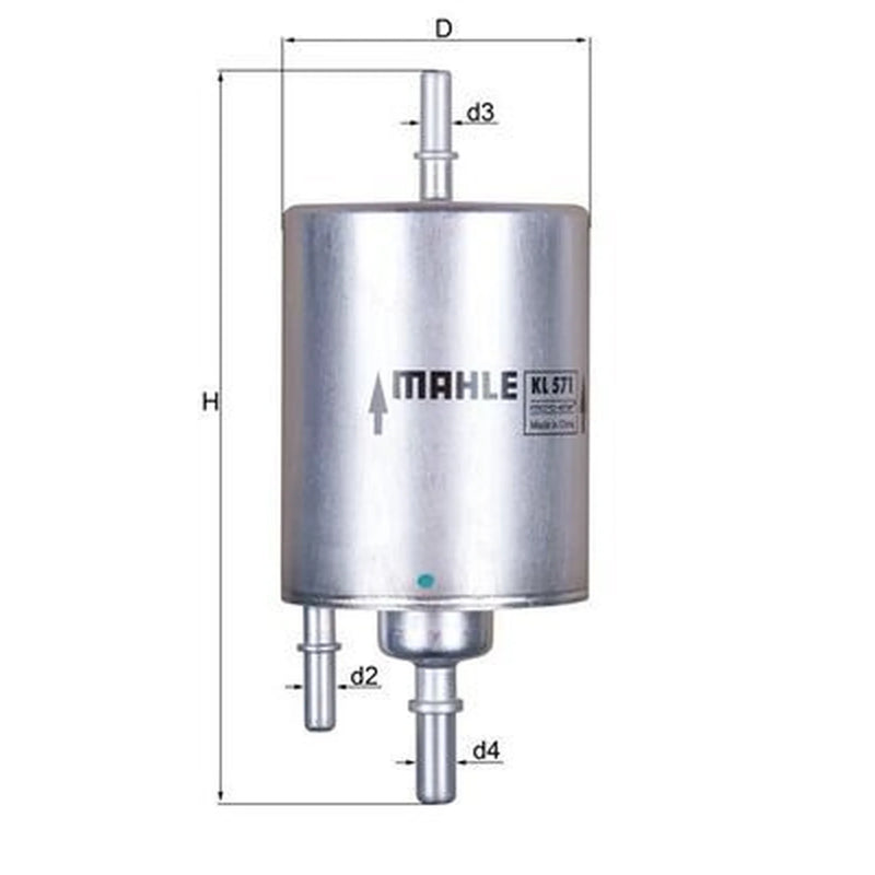 Mahle Fuel Filter Element KL 571