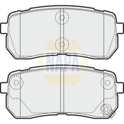 NAPA Rear Brake Pad Set NBP1586