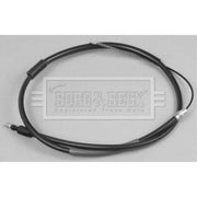 Borg & Beck Handbrake Cable Left Rear BKB1846