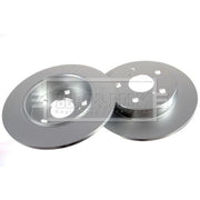 Borg & Beck 2 x Solid Rear Brake Discs BBD5585-x2