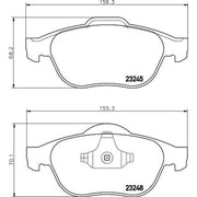 Mintex Front Brake Pad Set MDB2600