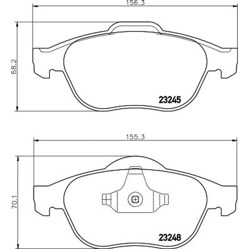 Mintex Front Brake Pad Set MDB2600