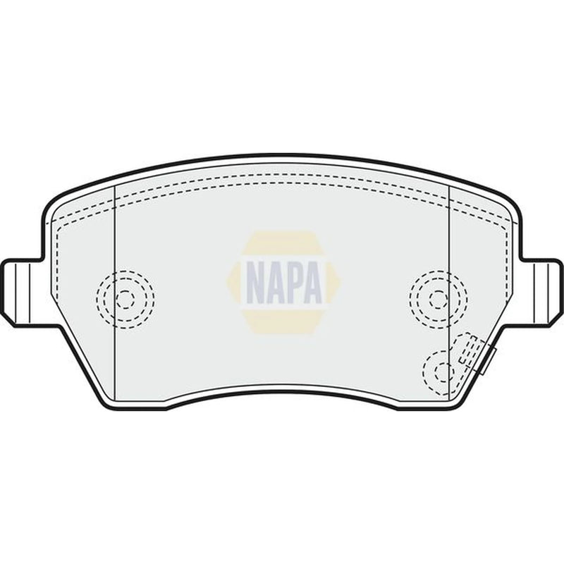 NAPA Front Brake Pad Set NBP1398