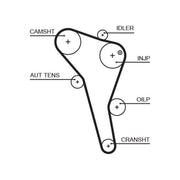 Gates Timing Belt Kit with Rollers K015622XS