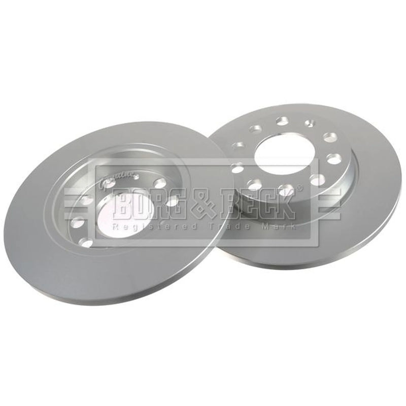 Borg & Beck 2 x Solid Rear Brake Discs BBD4284-x2