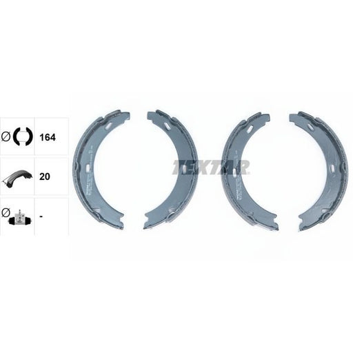 Textar Parking Brake Shoe Set 91060800
