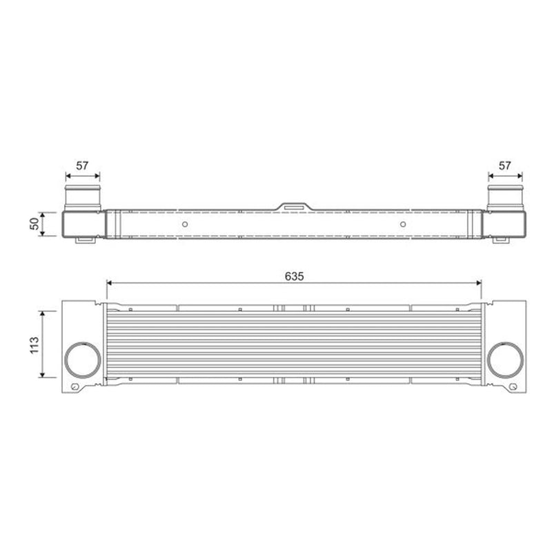 Valeo Intercooler (Charge Air Cooler) 818808