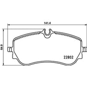 Mintex Rear Brake Pad Set MDB4118
