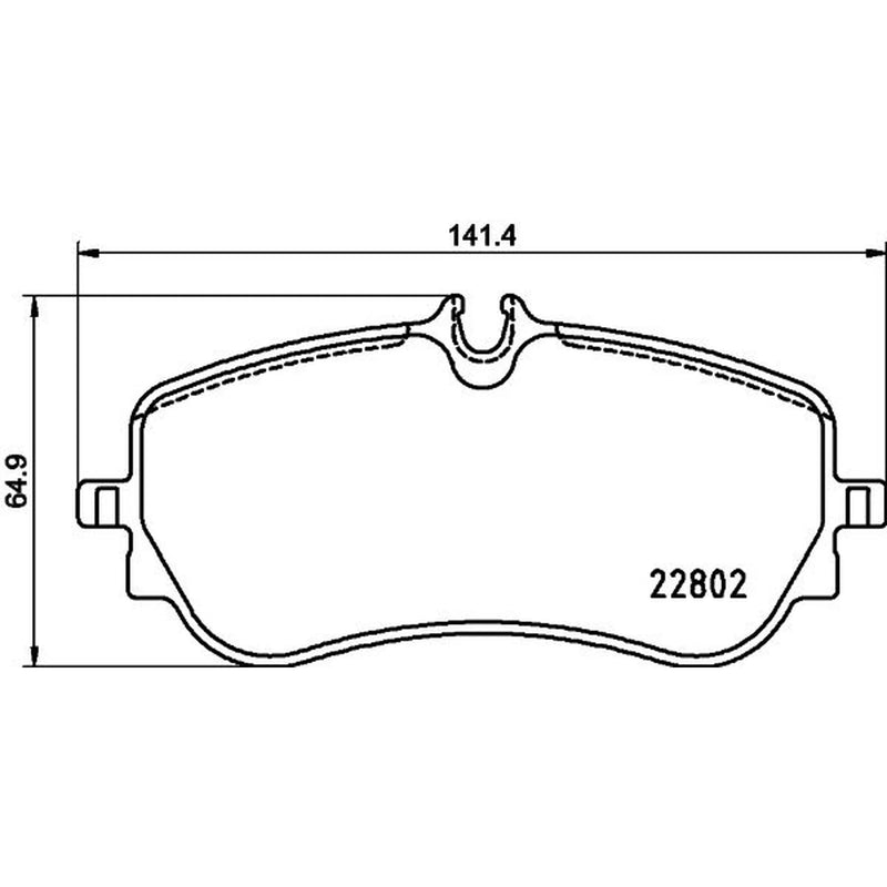 Mintex Rear Brake Pad Set MDB4118