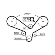 Gates Timing Belt Cambelt 239 Teeth 5344XS