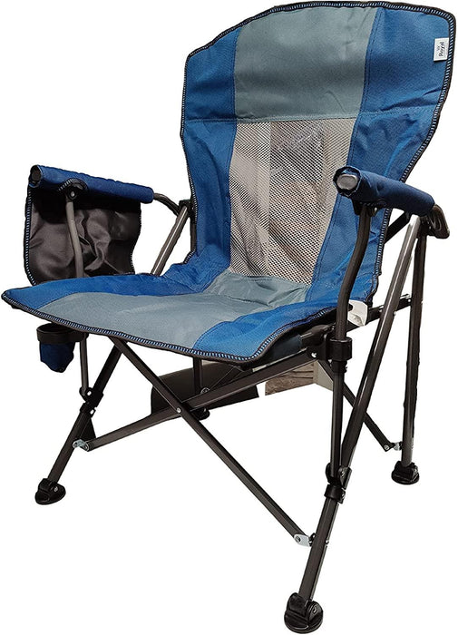 2x Royal Camping Chair XL Deluxe Camp Caravan Motorhome Garden Outdoors Folding - Royal - Van Life Living