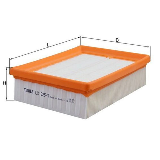 Mahle Engine Air Filter LX 925/1