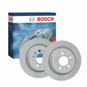 Bosch 2 x Solid Rear Brake Discs 0986479309-x2